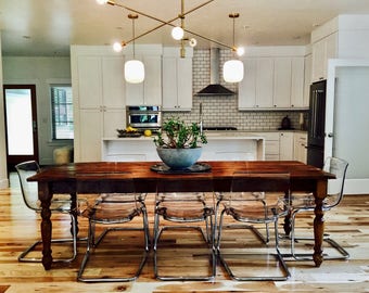 6 Foot Family Farm Table - Handmade with Reclaimed Wood by Arcadian Cottage- Beat the Heat Free shipping!
