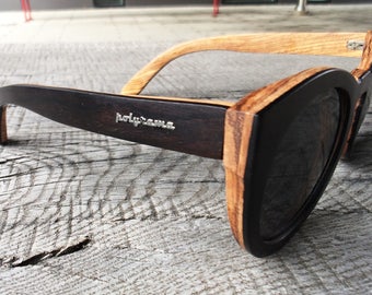 Polyrama Wood Cat Eye Sunglasses
