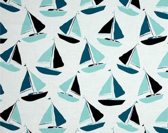 Blue Sailboats from Andover's Tides Collection By Jane Dixon