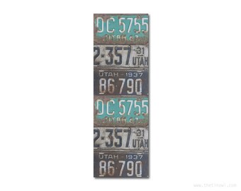 Bookmark Utah License Plates | Stocking Stuffer | Gifts Under 5 | Book Lover | Utah Pride