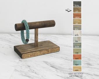 Wood Jewelry Displays, Bracelet Displays 4-inch, Jewelry Bracelet Stands, Bracelet Holder Organizer, Retail Displays, Booth Displays
