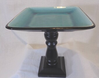Square Aqua Dessert Stand