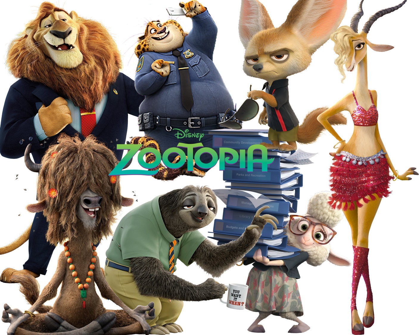 Best collection of 60 ZOOTOPIA clipart - 60 high quality Zootopia ...