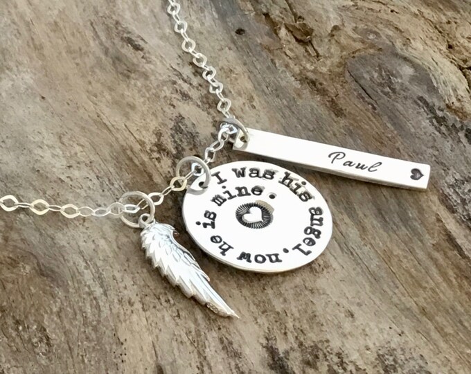 Loss of Grandpa / Memory Keepsake / In Memory of Grandpa /Memorial Jewelry / Remembrance /Sympathy Necklace / Loss of Brother / Personalized