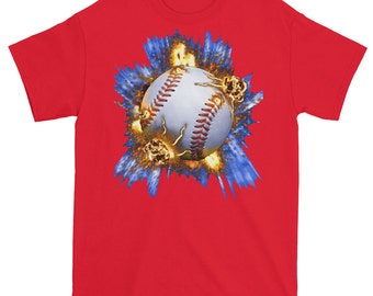 Items similar to Personalized baseball t shirt for boys on Etsy