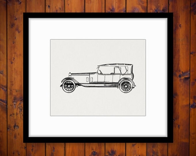 Antique Rolls Royce Car Image Digital Download Illustration Graphic Printable Vintage Clip Art Jpg Png Eps HQ 300dpi No.3443