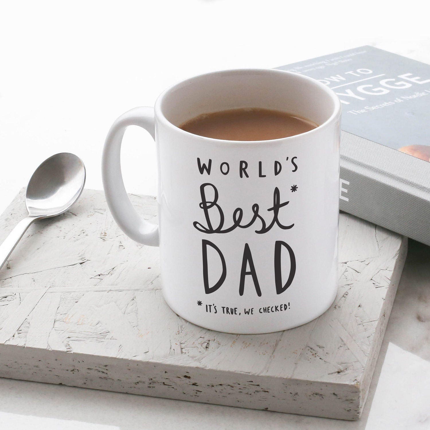 World's Best Dad Mug Stylish Ceramic Mug for Dad