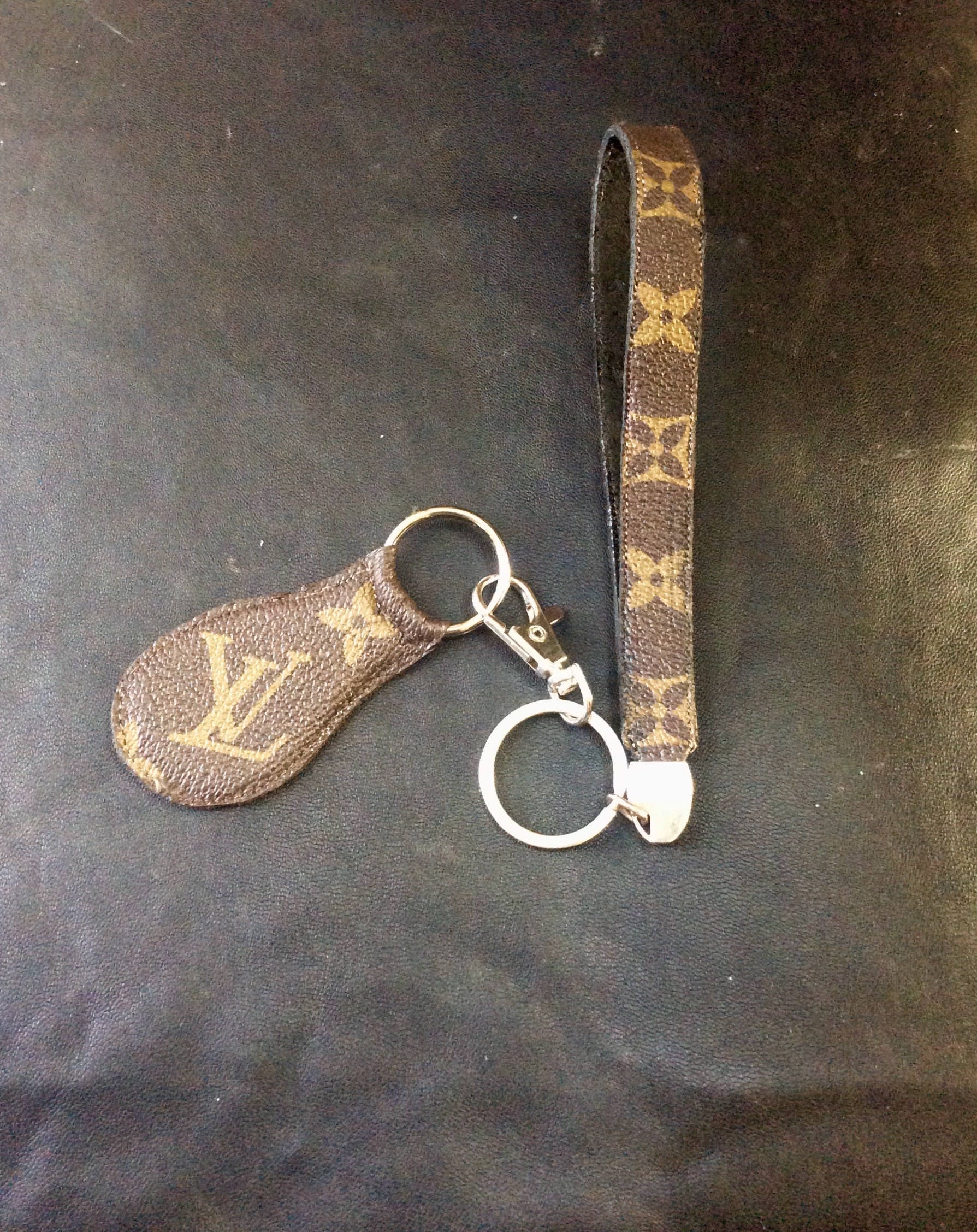 Louis Vuitton Valet set LV repurposed recycled keychain