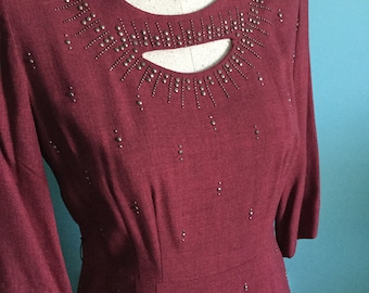 Vintage 40s Dress Sensibly Young Fashon