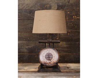 Rustic Replica Antique Scale Lamp