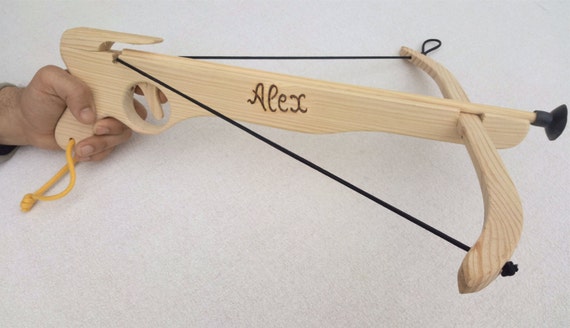 Crossbow Personalized Wood Toy Custom Crossbow Wooden Toy