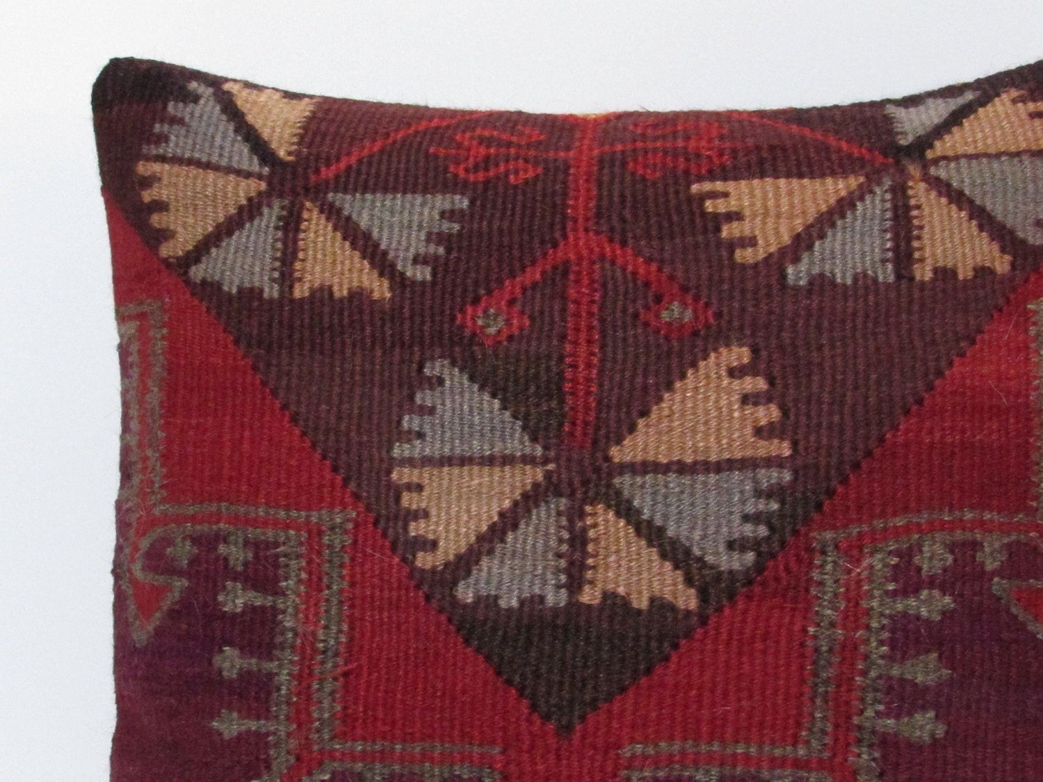 20x20 kilim pillow 20x20 large throw pillow by DECOLICKILIMPILLOWS