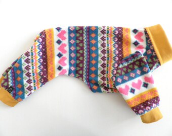 Italian Greyhound Pajamas / Italian Greyhound Sweater / Retro Dog Pajamas