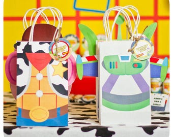 Toy Story; Toy Story Party; Toy Story Birthday Party; Toy Story Birthday; Toy Story Birthday Party; Toy Story Gift Bag Fronts