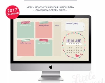 Workflow Desktop Wallpaper - Photoshop Template for photographers (DW01) - INSTANT DOWNLOAD