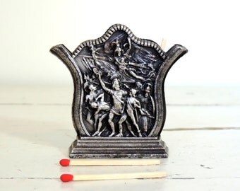 French Vintage Match Holder/Vintage Match Holder/Allumettes Holder/Holder For Matches/French Vintage Pyrogene With Match Striker
