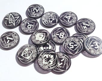 Arkham Horror, chaos token (full set of 44)