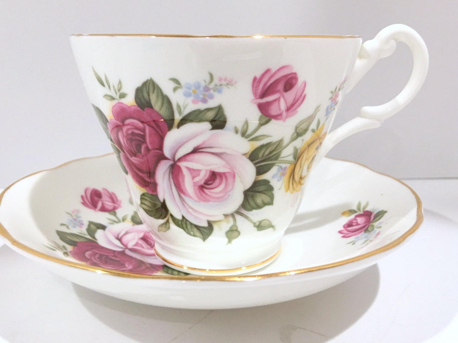 Royal Stuart Tea Cup and Saucer English Bone China Cups