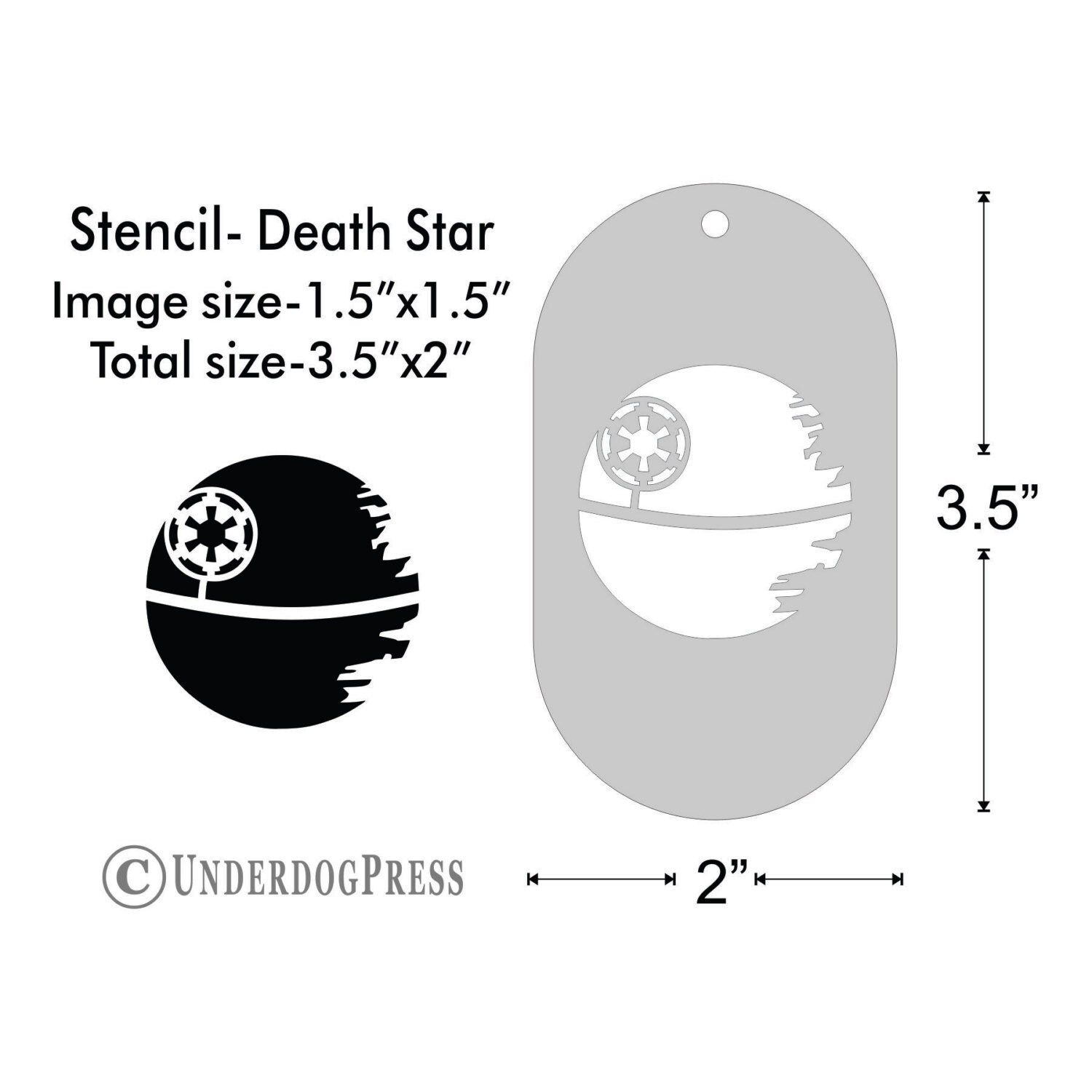 stencils star wars set of 12 medium