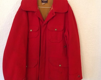 Vintage Woolrich wool hunting coat size 40