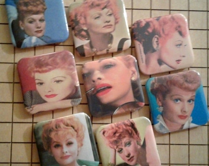 Fridge Magnets, Lucille Ball, Magnets, Lucy, Old Holloywood, Strong Magnets