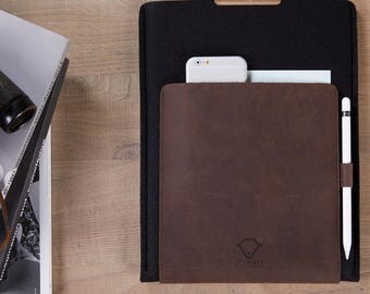 iPad Pro 9,7 case iPad case iPad Pro 9.7 sleeve iPad Air case iPad Pro cover iPad cover iPad Air 2 case Leather iPad case Felt iPad Pro case