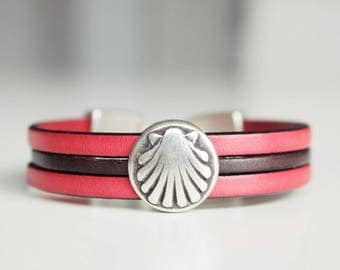 CAMINO de SANTIAGO BRACELET, Unisex bracelet, Pilgrim bracele, Saint James bracelet, Buen camino!!! Pilgrim, Santiago, wrap bracelet