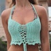 Aysen Drawstring Hand-Crochet Shorts in Black main image 1