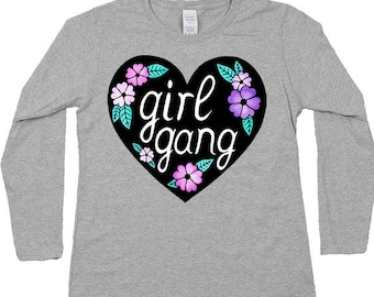 Girl Gang (heart) -- Women's Long-Sleeve