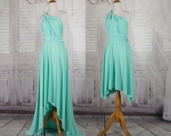 Bridesmaid Dress , Infinity Dress, Wrap Convertible Dress.Party dress-A style D style
