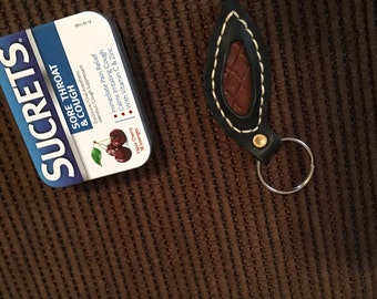 Leather key fob