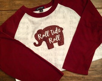 Alabama Roll Tide Roll elephant cutting file package (SVG, JPG, DXF files)