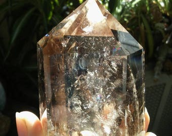 Over 1/2lb! SMOKY QUARTZ Point PERFECTION-Healing Crystal, Meditation,Crystal Magic, Witch, Reiki, Feng Shui, Yoga, Momma Earth, Zen 62.00US