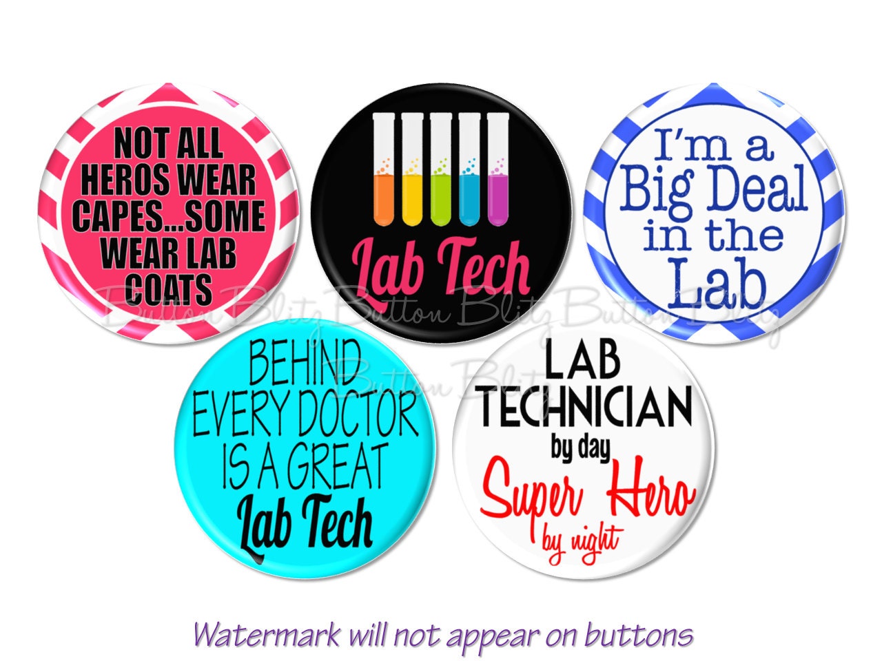 Lab Tech Pinback Buttons Lab Tech Humor Medical Humor Pins