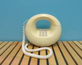 1970s Western Electric Sculptura Telephone - Vintage Donut Phone