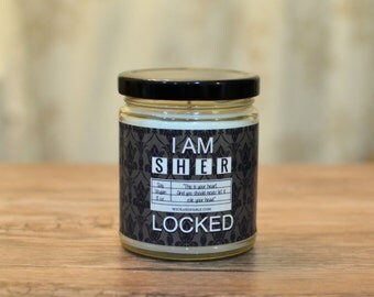 I am Sherlocked - Sherlock Inspired Scented Soy Candles