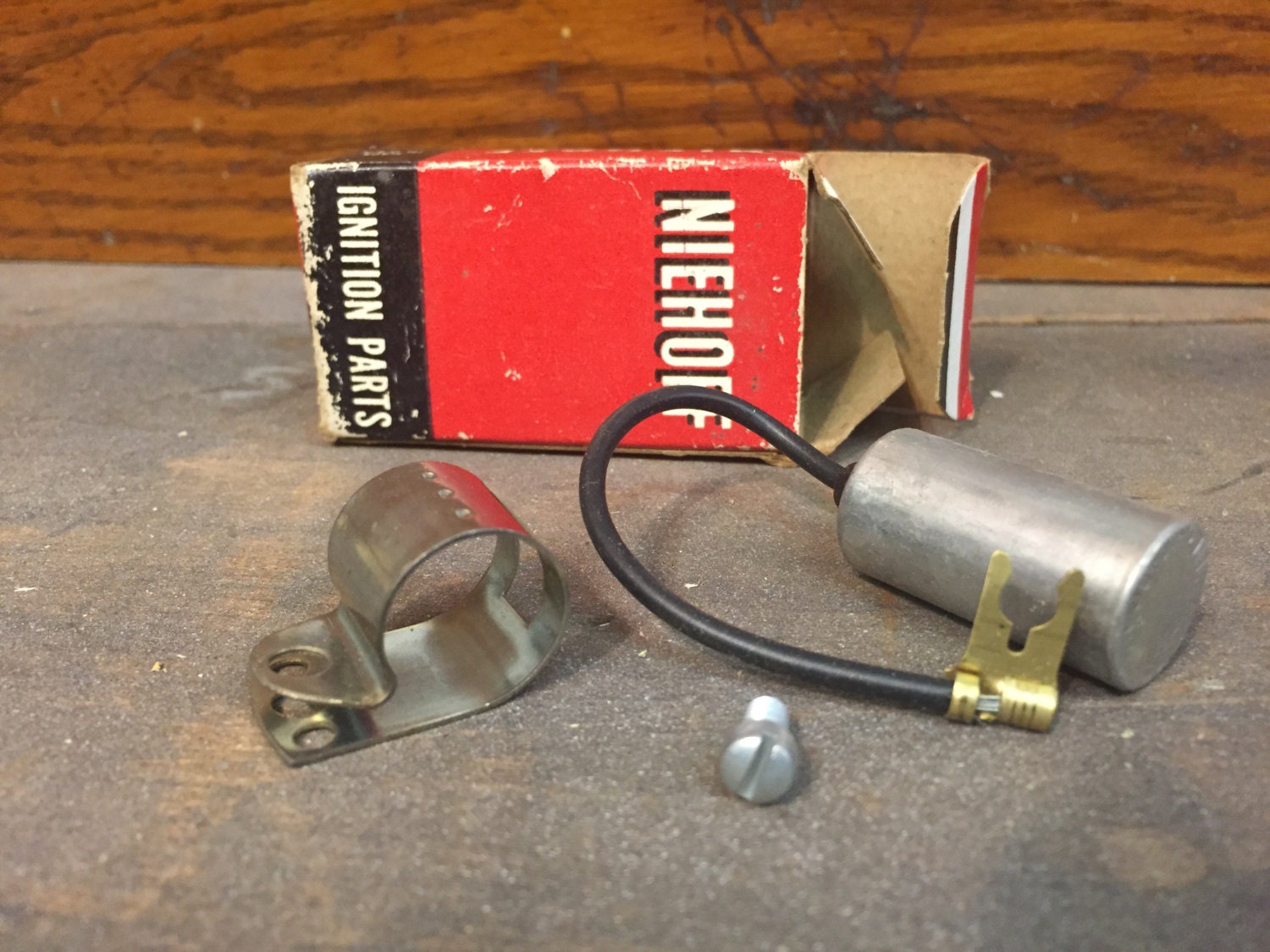 Vintage car parts Niehoff brand ignition parts
