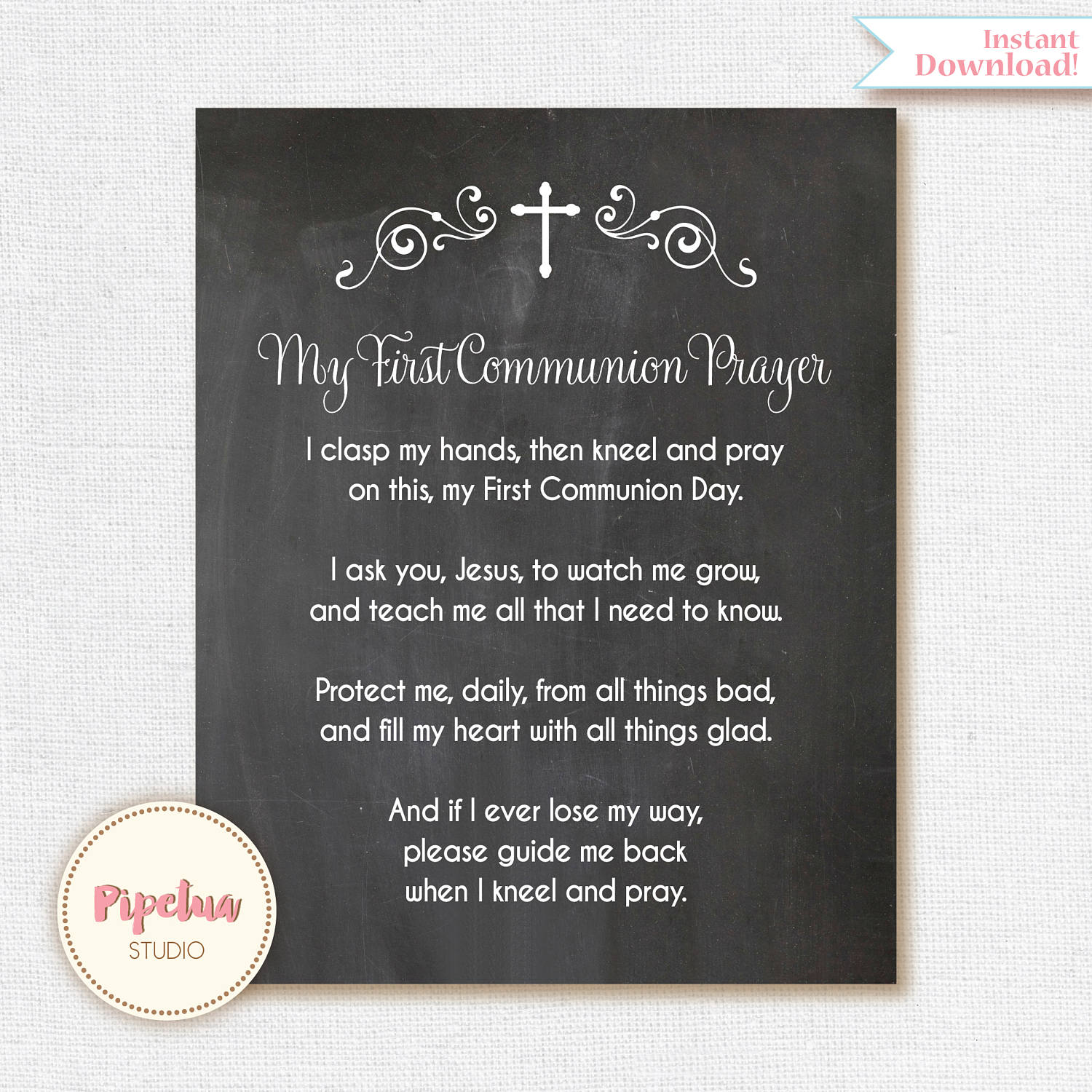 First Communion Prayer. Communion Prayer. Boy First Holy