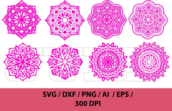 Download Mandala svg Flower svg Mandala cuttable Mandala Decal