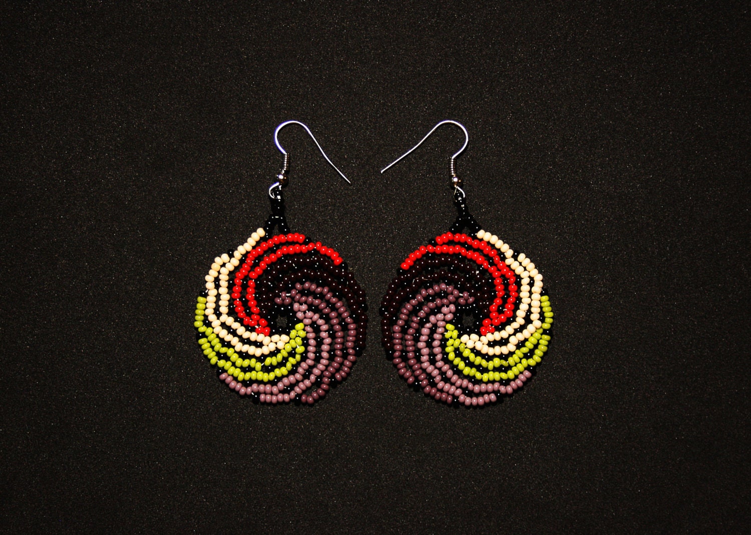 Download Huichol Wave Earrings, Mexican Beaded Earrings, Huichol ...