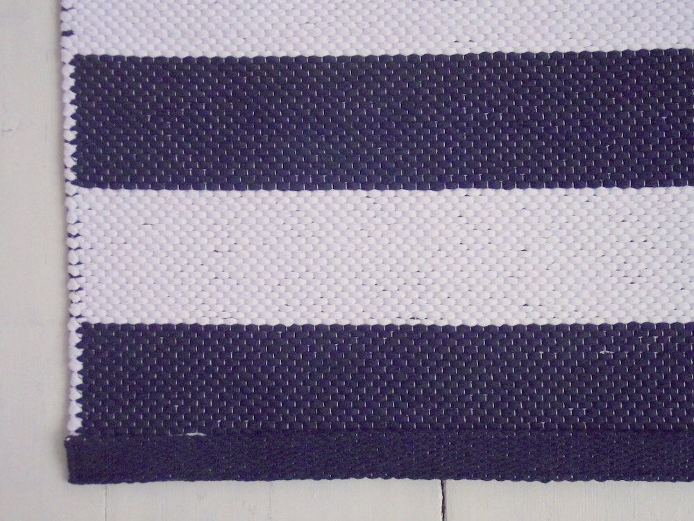 White and navy floor runner nautical runner rug white and