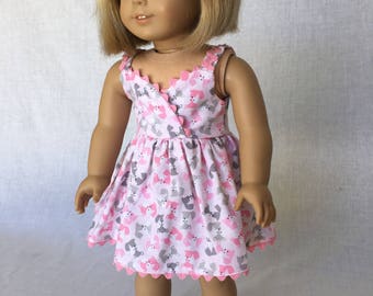 18 inch doll dress - AG doll clothes - sundress for American Girl - fits 18 inch dolls such as the American Girl, Our Generation and others.