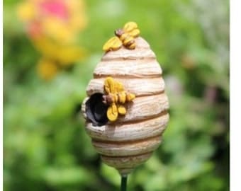 Fairy Garden - Honey Beehive - Miniature