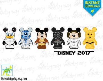 Star Wars 2017 Printable Disney Iron On Transfer or Use as Clip Art, DIY Disney Star Wars Shirt, Perfect for Star Wars Marathon, Jedi Mickey