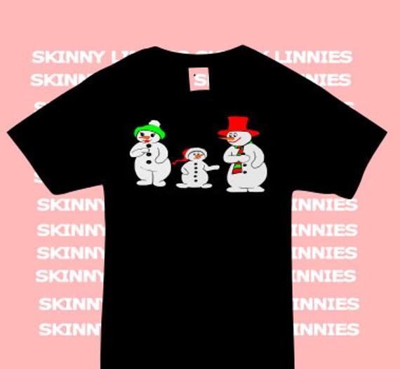 Download Snowman family svg cutting files. Silhouette, Cricut etc. from SkinnyLinnies on Etsy Studio