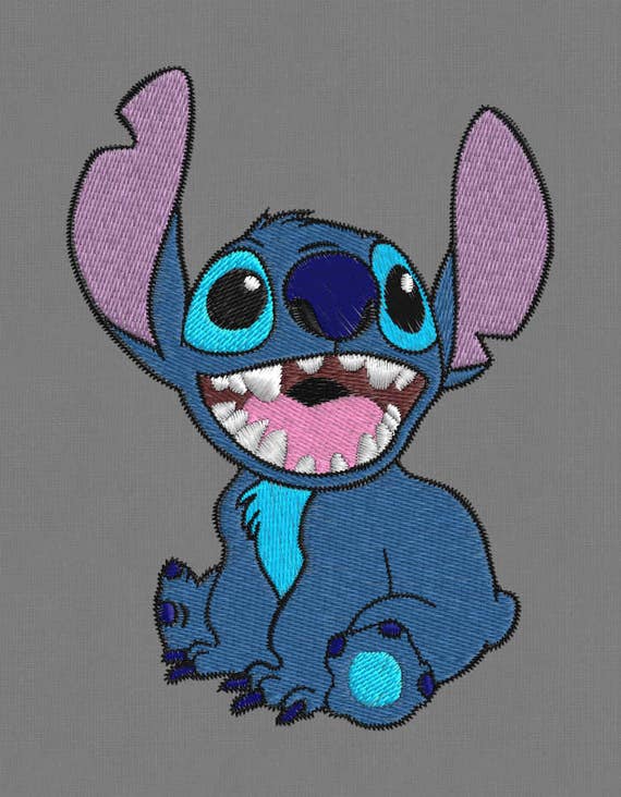 embroidery design Lilo and Stitch pes hus jef vip vp3 dst exp