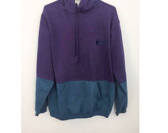 Color block hoodie | Etsy