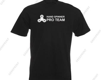 T-shirt Hand Spinner Fidget Spinner pro team tee t-shirt shirt professional finger toys size S M L XL