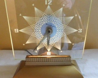 Vintage Clock Mastercrafters Starlight Mantle Clock