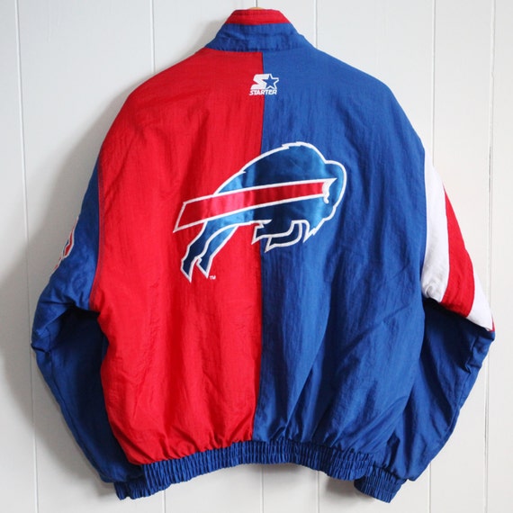 Vintage 90's Buffalo Bills Two Tone Starter Jacket SZ M